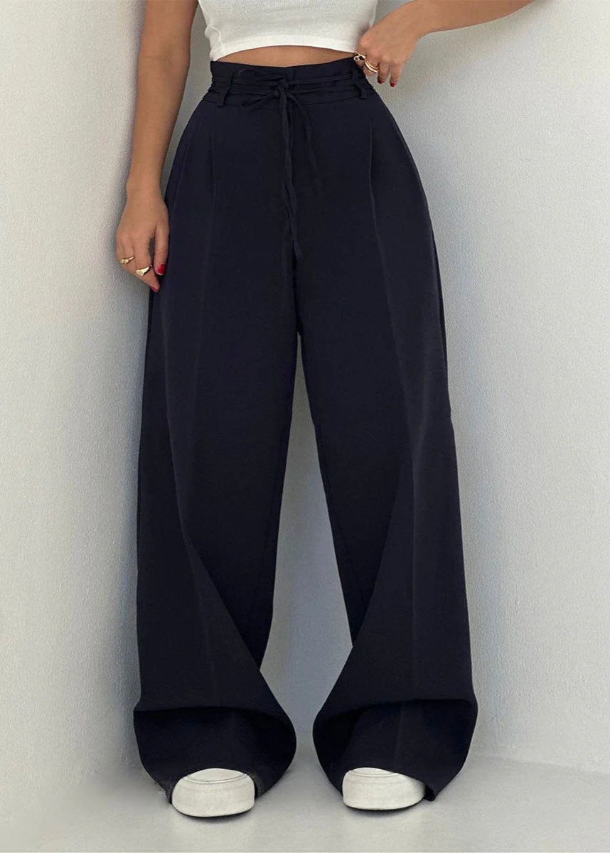 Elegant High-Waisted Wide-Leg Pants