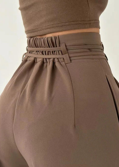 Elegant High-Waisted Wide-Leg Pants