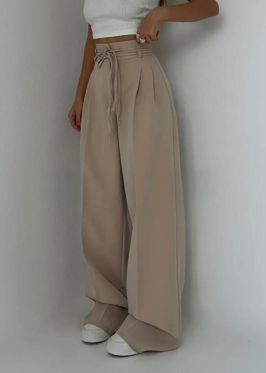 Elegant High-Waisted Wide-Leg Pants