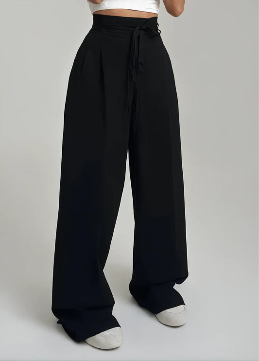 Elegant High-Waisted Wide-Leg Pants