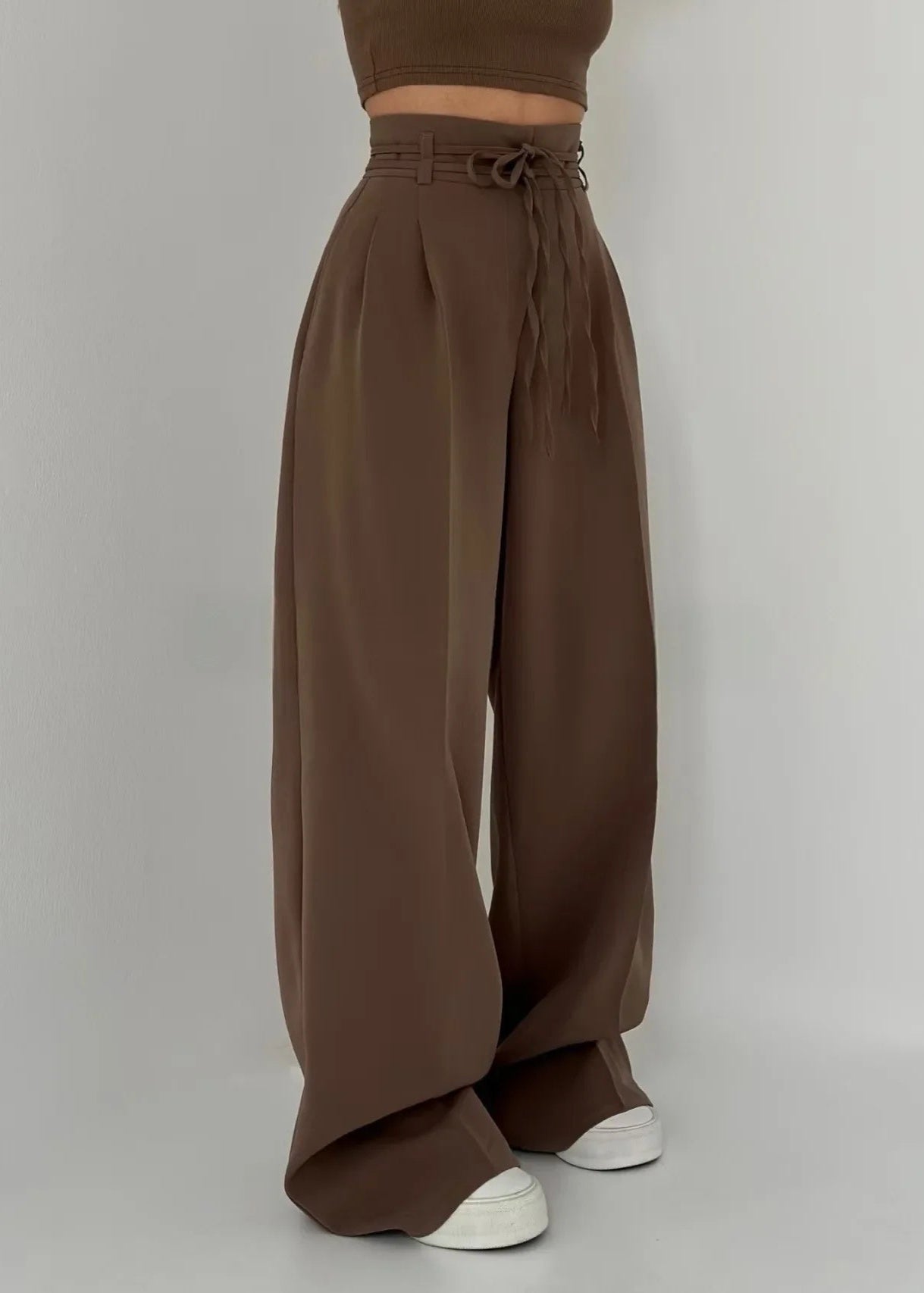 Elegant High-Waisted Wide-Leg Pants