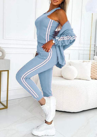 Striped 3-Piece Women's Baseball Set