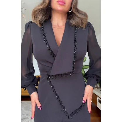 Elegant Top & Wide-Leg Pants Set