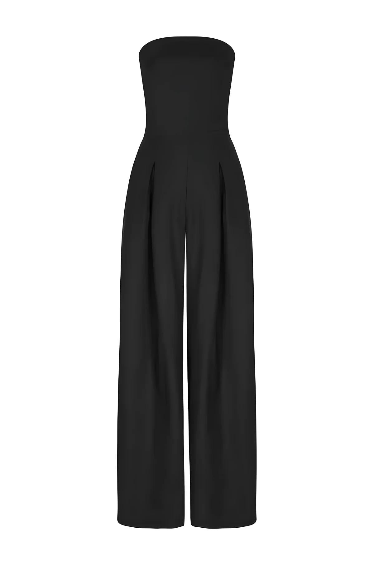 Strapless Knit Jumpsuit