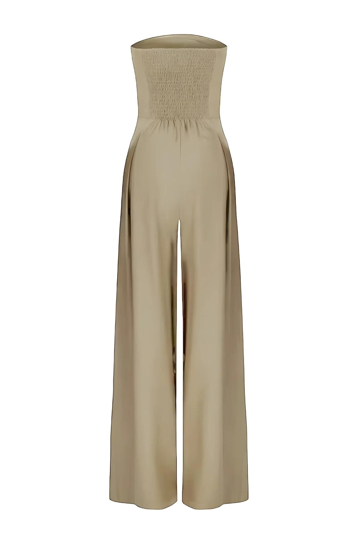 Strapless Knit Jumpsuit