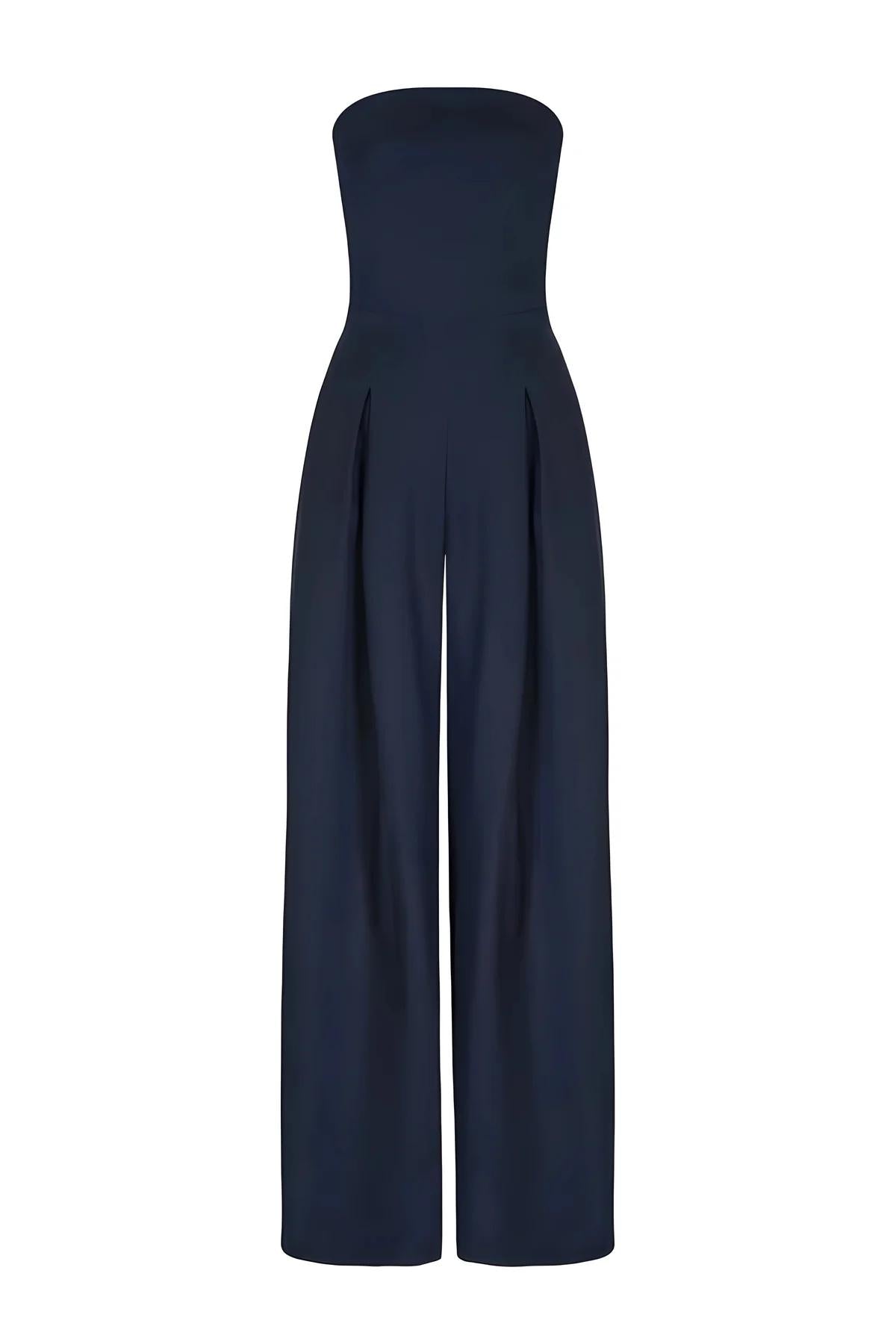 Strapless Knit Jumpsuit