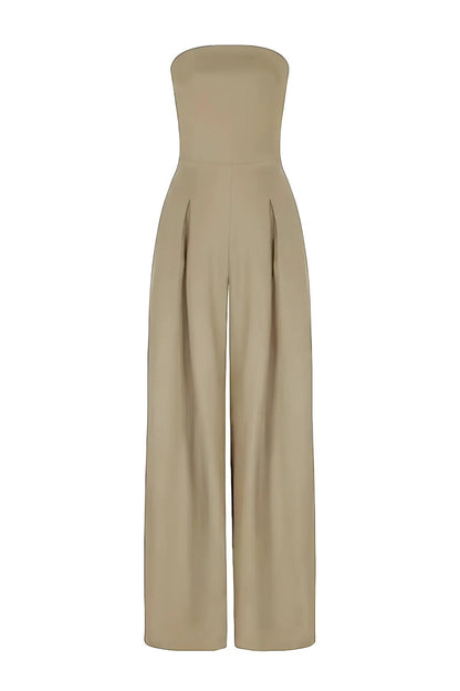 Strapless Knit Jumpsuit