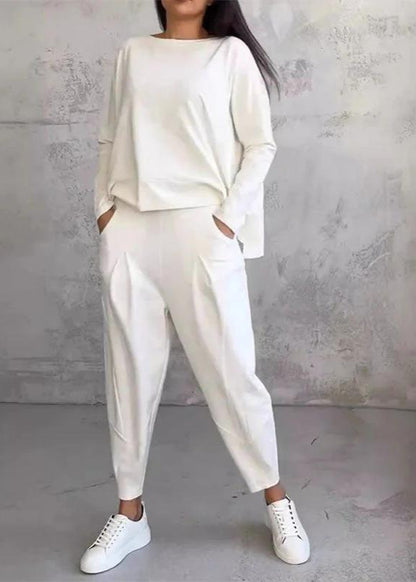 Cozy Long-Sleeve Top &amp; Pants Set