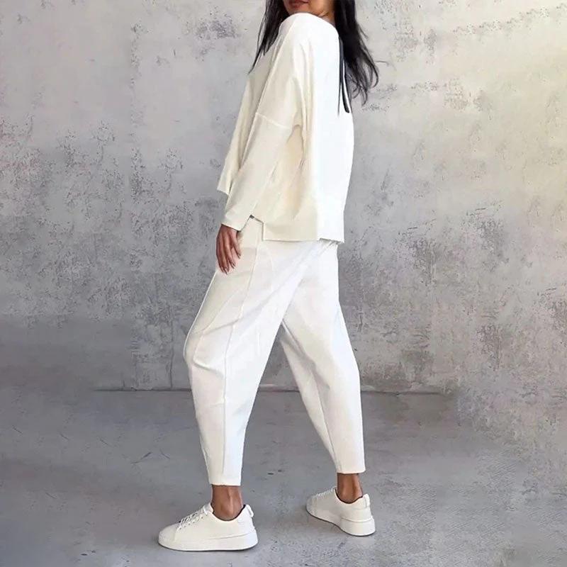 Cozy Long-Sleeve Top &amp; Pants Set