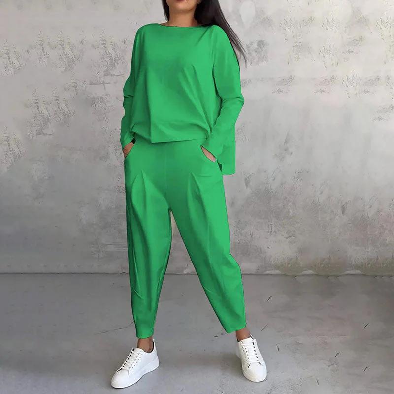 Cozy Long-Sleeve Top &amp; Pants Set