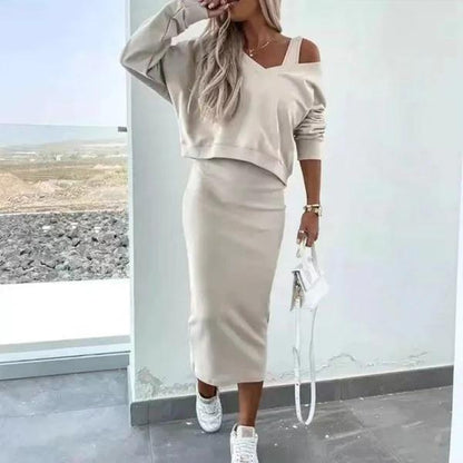 Effortless Layered Knit Set