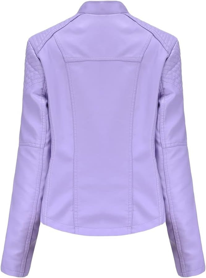PU Leather Biker Jacket