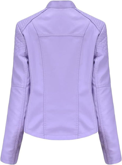 PU Leather Biker Jacket