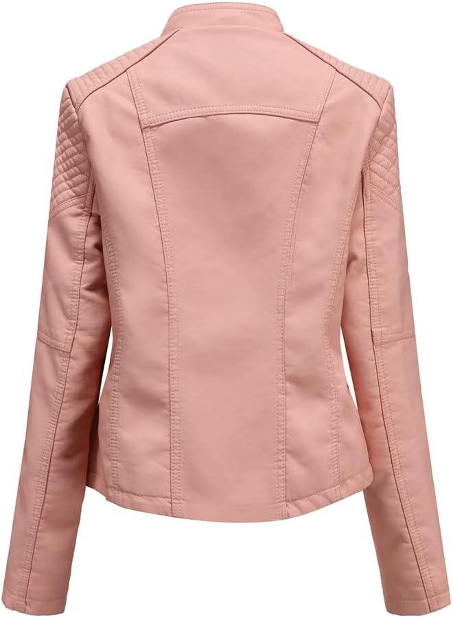 PU Leather Biker Jacket