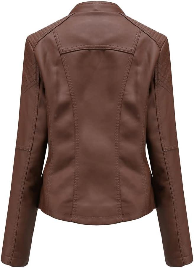 PU Leather Biker Jacket