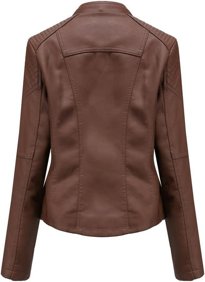 PU Leather Biker Jacket