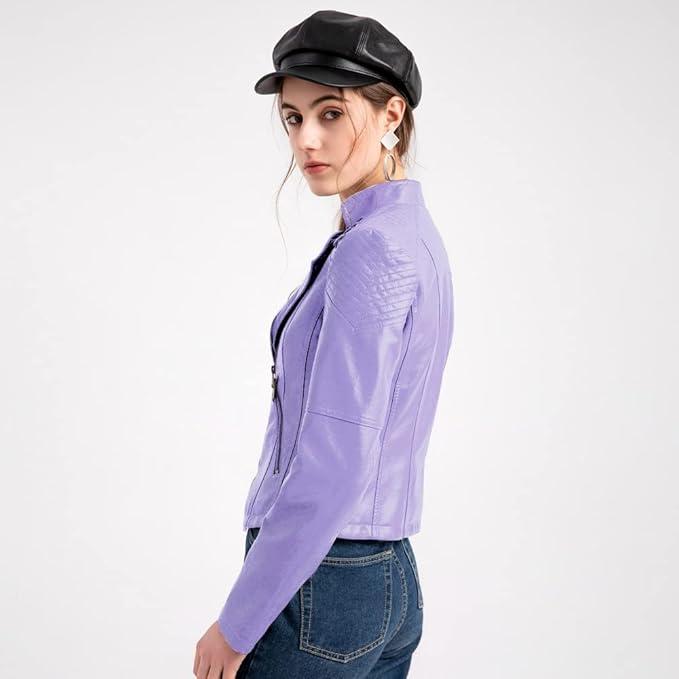 PU Leather Biker Jacket