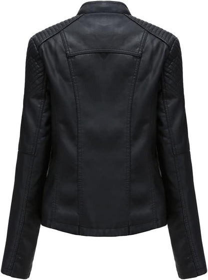 PU Leather Biker Jacket