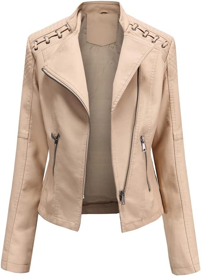 PU Leather Biker Jacket