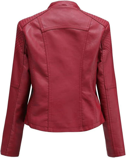 PU Leather Biker Jacket