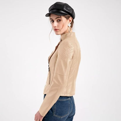 PU Leather Biker Jacket