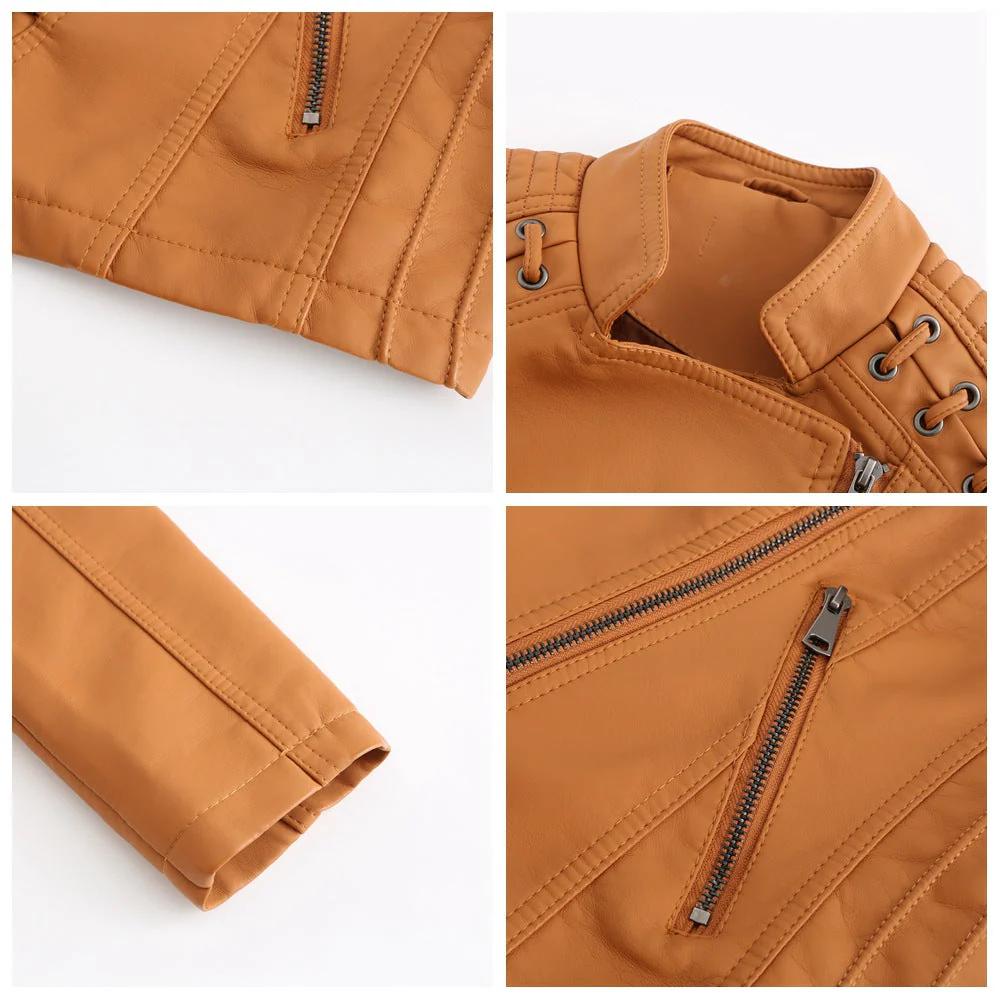 PU Leather Biker Jacket