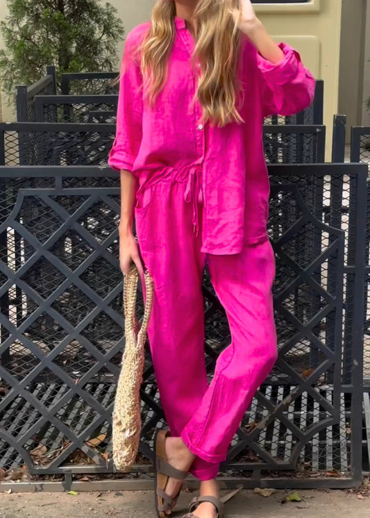 Elise Linen Two-Piece Set