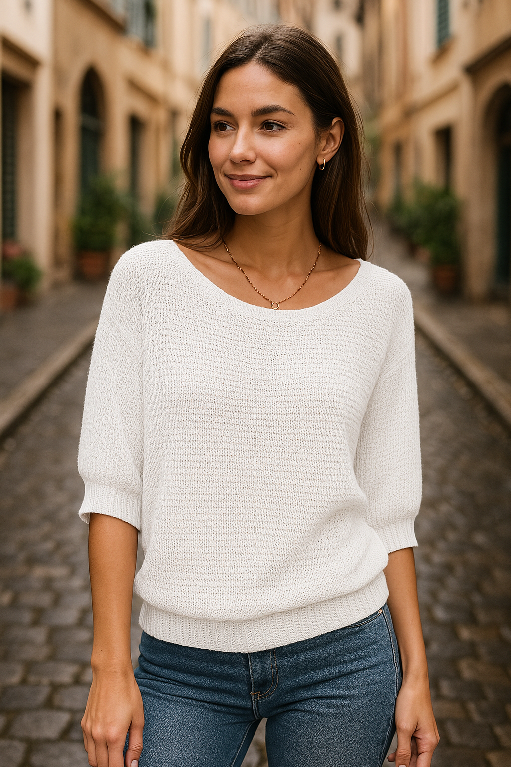 Light Spring Knit Sweater